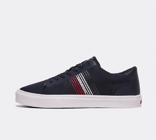 tommy hilfiger lightweight knitted trainer