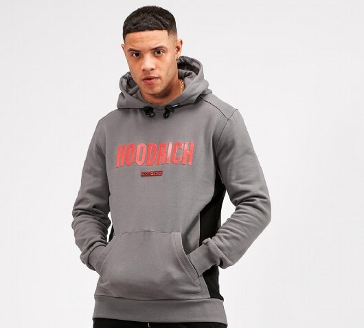 Hoodrich OG Overhead Hoodie | Grey | Footasylum