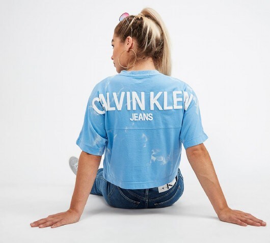 Image of Womens Back Logo Crop T-Shirt