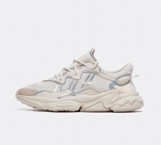 all white ozweego women's