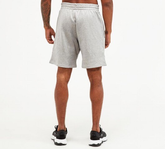 adidas grey fleece shorts