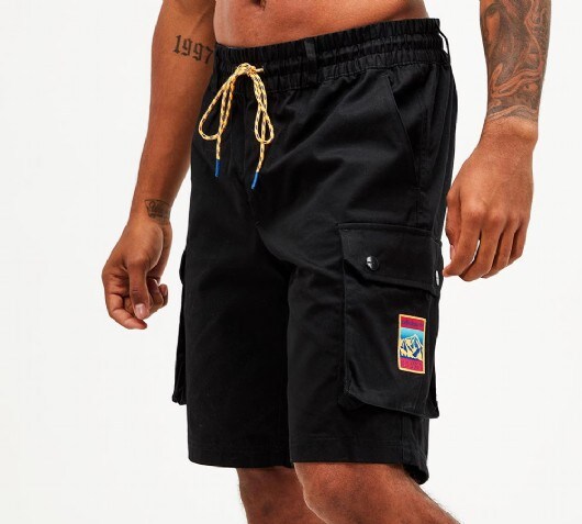 adidas cargo shorts black