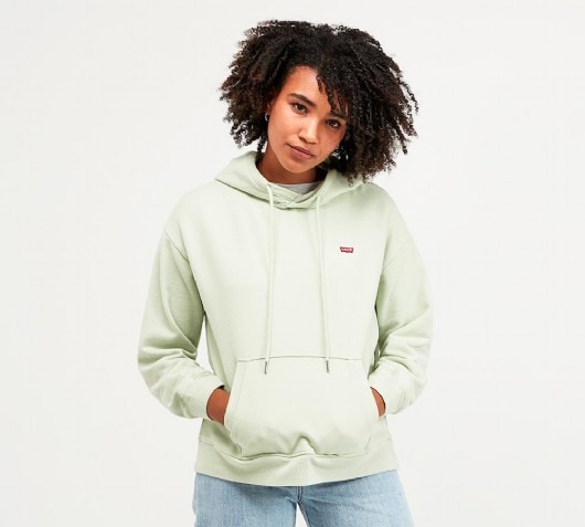 green levis hoodie