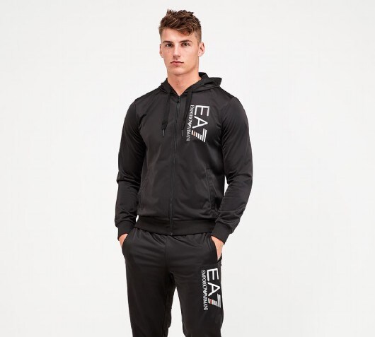 ea7 hooded tracksuit