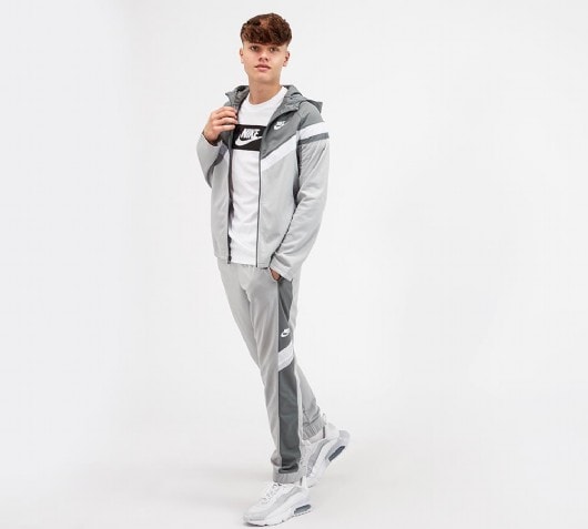 Nike Junior Poly Woven Tracksuit | Grey 