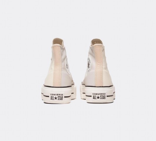 neutral tones platform chuck taylor all star