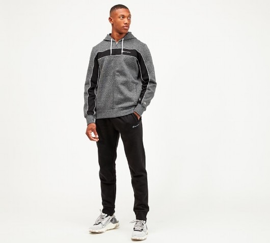 Image of Panel Logo Full Zip Hooded Tracksuit