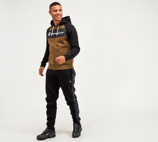 Image of Panel Linear Logo Full Zip Tracksuit