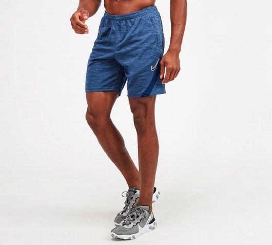 nike academy shorts blue