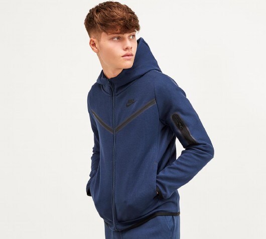 navy nike tech tracksuit
