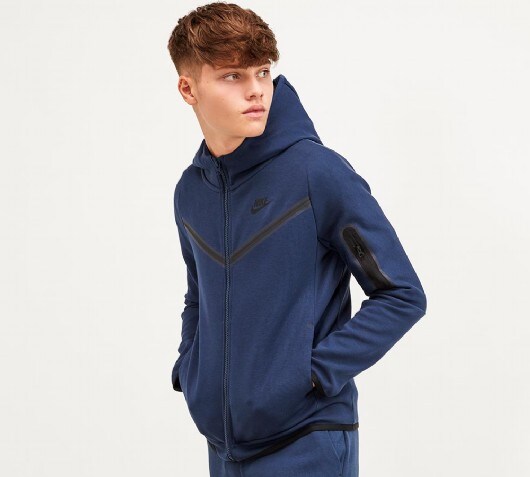 Nike Junior Tech Fleece Full Zip Hooded 