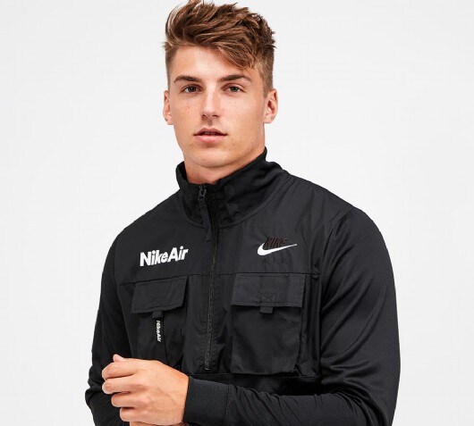 Nike Air 1/2 Zip Track Jacket | Black 