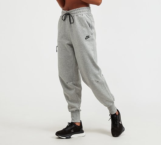 Nike Womens Tech Fleece Pant | Dark Grey Heather | Footasylum