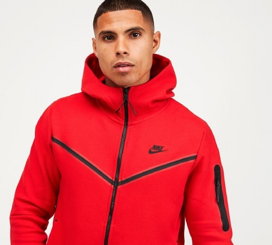 red nike zip