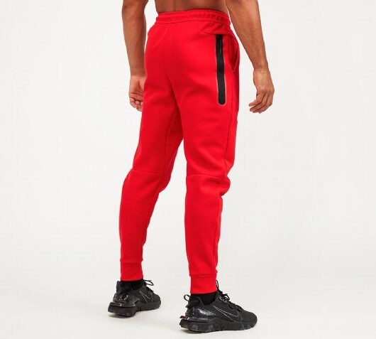 nike red fleece pants