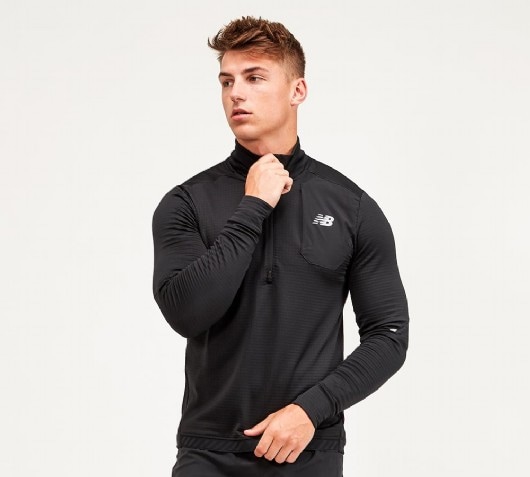 Image of Heat Grid 1/2 Zip T-Shirt