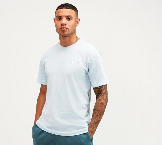 nike club t shirt blue