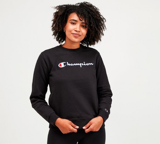 champion black hoodie womens