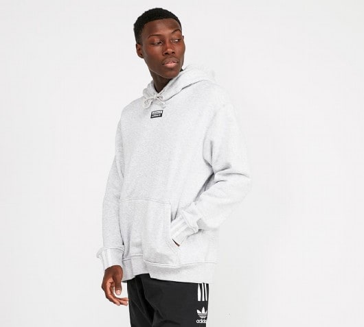 adidas originals ryv hoodie in grey