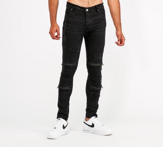 biker jeans stretch