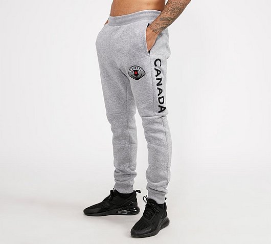 grey reflective joggers