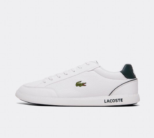 lacoste graduate white green