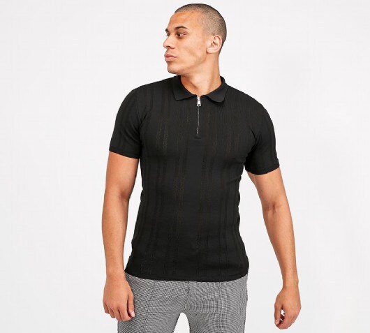 Image of Serris Knitted Polo Shirt