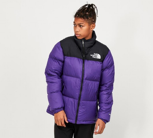 north face purple nuptse