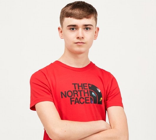 the north face junior t shirt