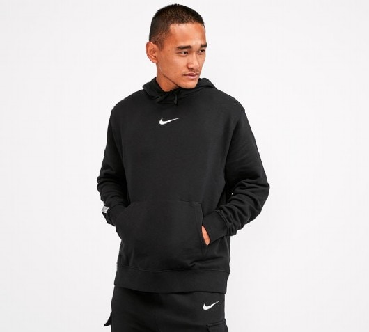 nike black overhead hoodie