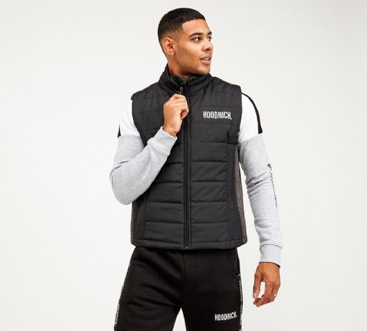 mens body warmer footasylum