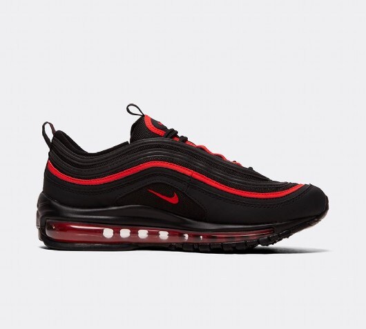 black and red nike 97