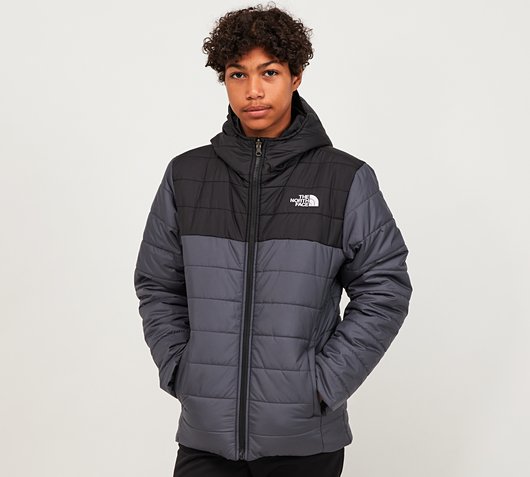 grey north face joggers junior