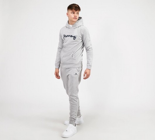 Money Clothing Junior Black Label BB Set | Grey | Footasylum