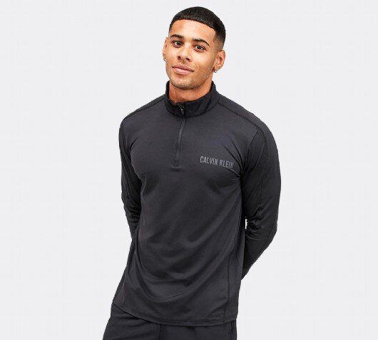 Image of Left Chest Logo 1/4 Zip T-Shirt