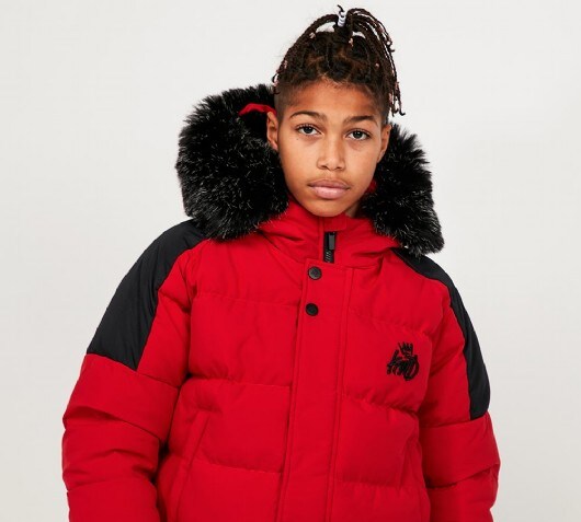 red kwd coat