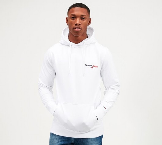 tommy jeans white hoodie