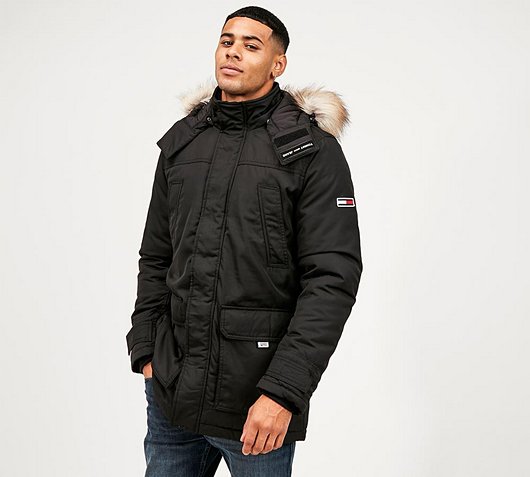 tommy jeans technical parka jacket
