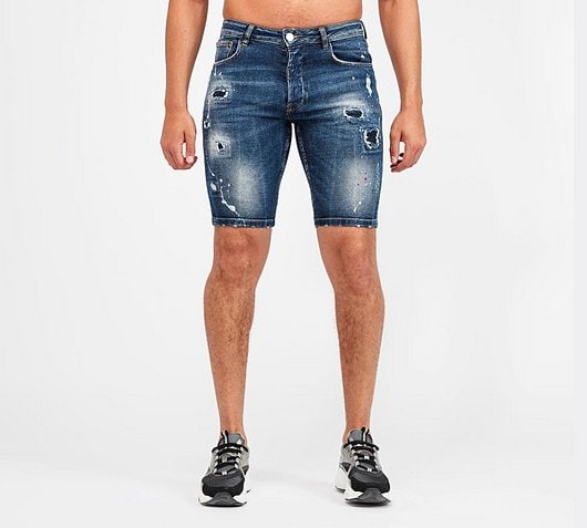 Image of Renzo Skinny Denim Short