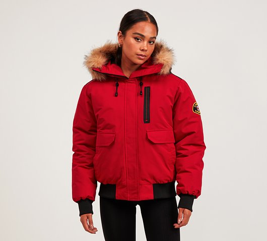 Zavetti Canada Womens Gabellia Jacket | Red | Footasylum