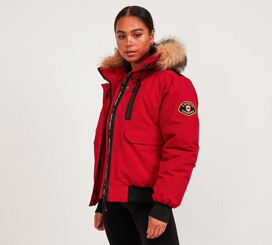 Zavetti canada womens coat red Clearance