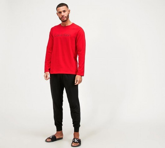 Image of Linear Logo Long Sleeve Pyjama Set