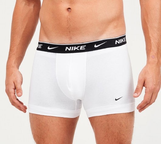 Nike 3 Pack Waistband Trunk Boxer | White / Grey / Black | Footasylum