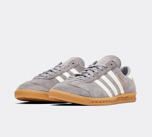 adidas hamburg grey mens