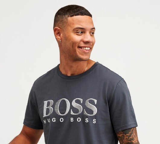 grey boss t shirt