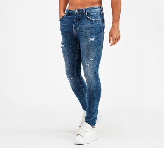 Image of Regis Mid Wash Denim Jean