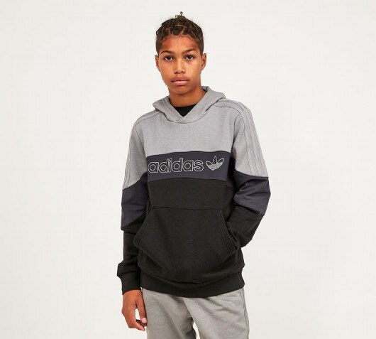 adidas originals linear fleece overhead hoodie junior