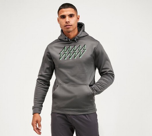 White threads reflective hoodie Clearance