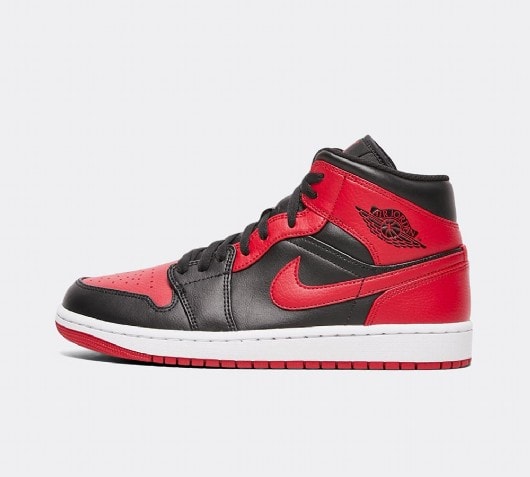 Jordan 1 Mid Trainer | Black / Gym Red 