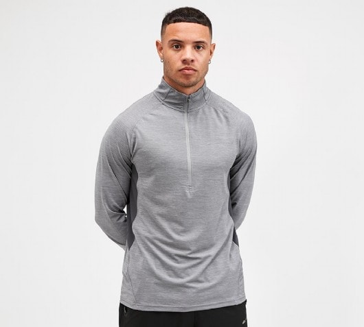 Image of Incline 2.0 Long Sleeve 1/4 Zip T-Shirt